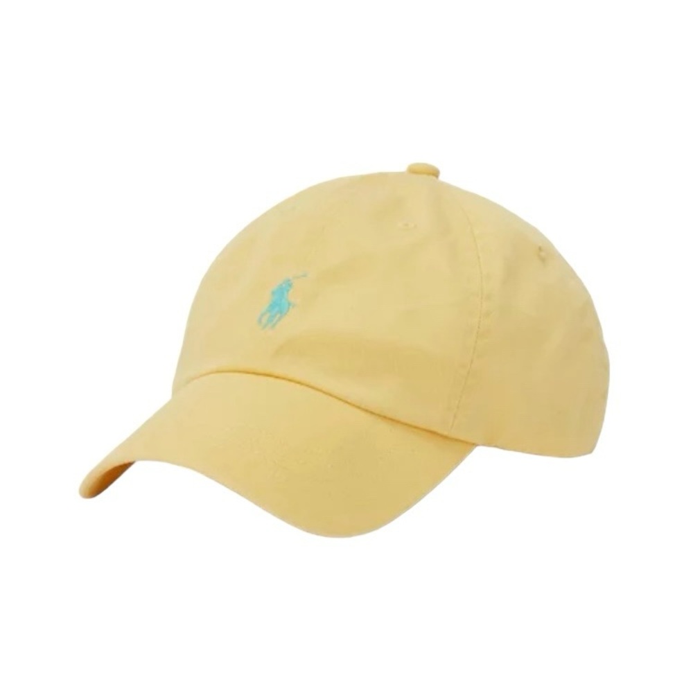Polo Ralph Lauren Men’s Yellow Cotton Chino Ball Cap